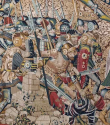 The Trojan War: The Destruction of Troy, c.1470 (gobeläng)