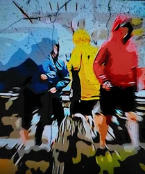 Jogging i stadsmiljö