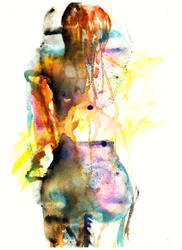 Modern flicka