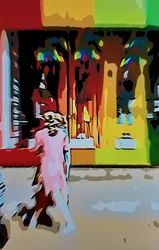 Mångfärgad urban