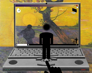 Mötet mellan värld och jord (från serien: Windows)