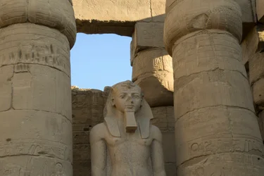 Luxortemplet, forntida egyptisk arkitektur i Luxor