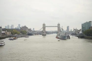 London Bridge över Themsen i hjärtat av London