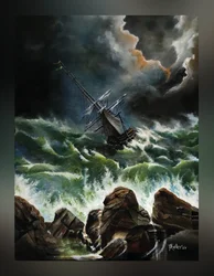 Dans på avgrunden (Stormigt hav)