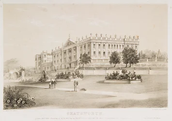 Chatsworth House, Derbyshire, 1839