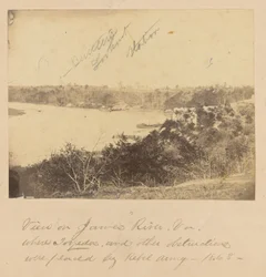 Utsikt över James River, Virginia