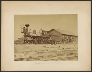 Wyoming Station Engine 23 på huvudspåret [Wyoming].