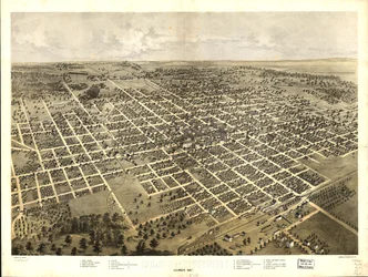 Bloomington, Illinois 1867. LOC 73693345