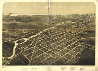 Monroe, Monroe Co, Michigan 1866. LOC 73693438
