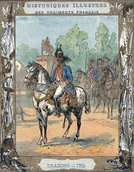 Dragoner från den franska kejserliga armén
