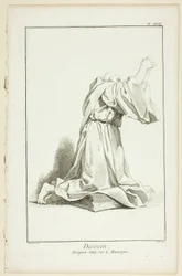 Design: Draperi Arranged On a Model, från Encyclopédie