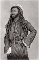 En beduin från öknen, Irak, 1925