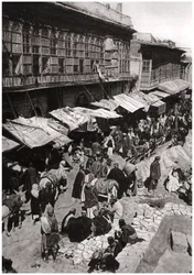 Sheikh Gazal-marknaden i Ashar, Basra, Irak, 1925.
