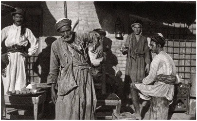 Gratis distribution av kallt dricksvatten, Irak, 1925