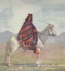 En araukansk indian, 1916