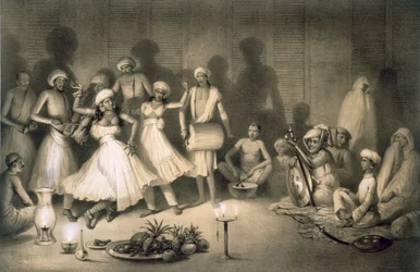 Dance of Nautch Girls, pub. 1858.