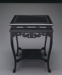 Bord, ca 1880 (trä och inlägg)