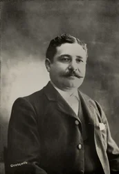 Porträtt av författaren Alphonse Daudet (foto)
