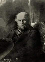 Porträtt av författaren Paul Verlaine (foto)