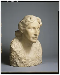 Porträtt av Anna Hyatt Vaughan, ca 1905