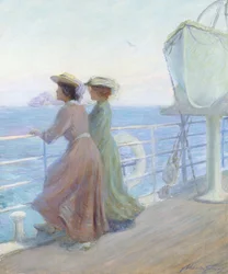 Nearing Home, ca 1905 (olja på duk)