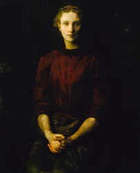Porträtt av en dam (Mrs William B. Cabot)