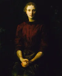 Porträtt av en dam fru William B. Cabot, 1900-1902.