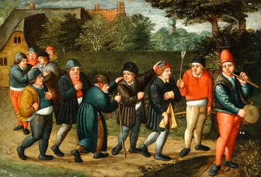 Brudgummens procession,