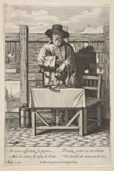 Brandy or Cure Seller, mitten till slutet av 1600-talet.