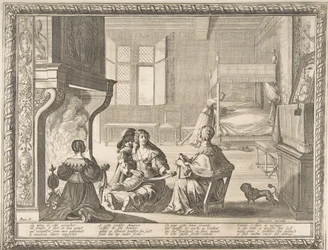 Besök av Nursemaid, 1633.