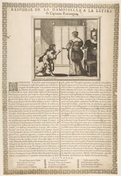 Unga damens svar på kaptenens brev, ca. 1636.