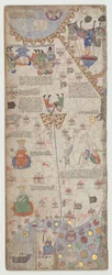 Katalansk atlas, blad 11, 1375