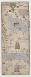 Katalansk atlas, blad 9, 1375