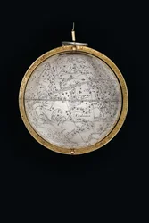 Två exceptionella jordklot och himmelska jordklot, med stöd av Hercules och Atlas, Augsburg, 1697-99