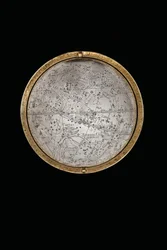 Två exceptionella jordklot och himmelska jordklot, med stöd av Hercules och Atlas, Augsburg, 1697-99