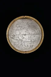 Två exceptionella jord- och himlaklot, med stöd av Hercules och Atlas, Augsburg