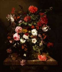 Stilleben med blommor