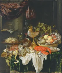 Stilleben med frukt