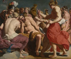 Jupiter tillrättavisad av Venus, ca. 161213.