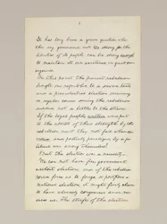 Autografmanuskript av Lincolns valsegertal som president, levererat i Washington D.C., från Vita husets fönster på kvällen den 10 november