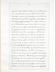 Autografmanuskript av Lincolns sista tal som president, levererat i Washinton, D.C., från Vita husets fönster på kvällen den 11 april 1865