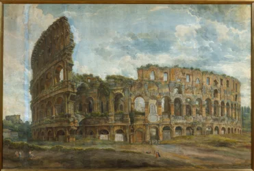 Utvändig vy över Colosseum i Rom