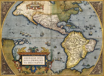 En karta över Amerika, 1612