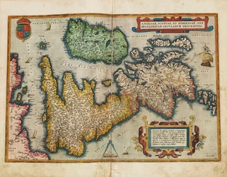 Angliae, Scotiae, et Hiberniae, sive Britannicar: Insularum descriptio (England, Skottland och Irland, även kända som de brittiska öarna)
