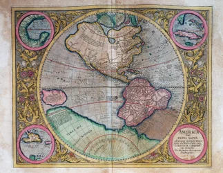 Världskarta av Abraham Ortelius (1527-1598)