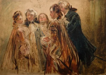 Samtalsstycke, 1845-1850.