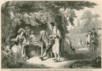 Guldsmed vid White Conduit House, Islington, London
