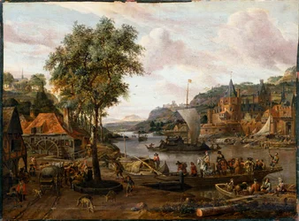 Segelbåtar, 1600-talet eller början av 1700-talet