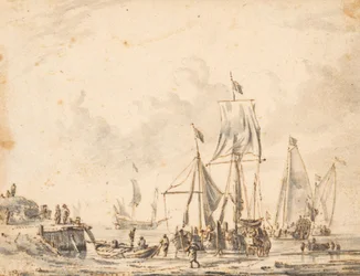 Båtar vid en brygga