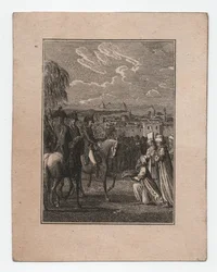 Napoleon i Egypten, ca. 1795 (gravyr)